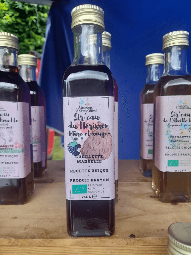 Sir&#039;eau de l&#039;Herisson (mûre et sauge)